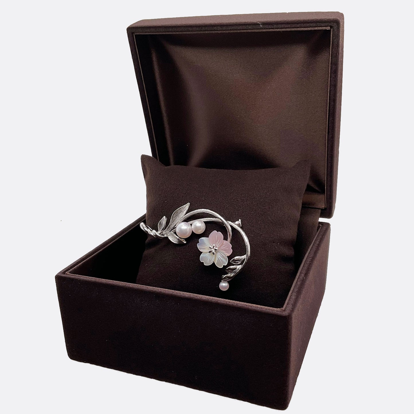 SV あこや真珠 ブローチ 4mm-7mm