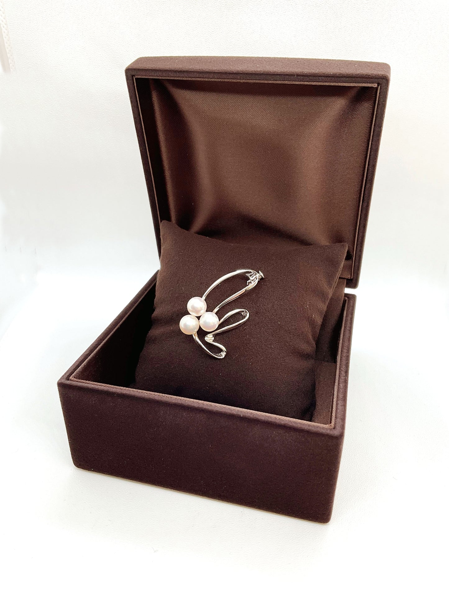 SV あこや真珠 ブローチ 7mm