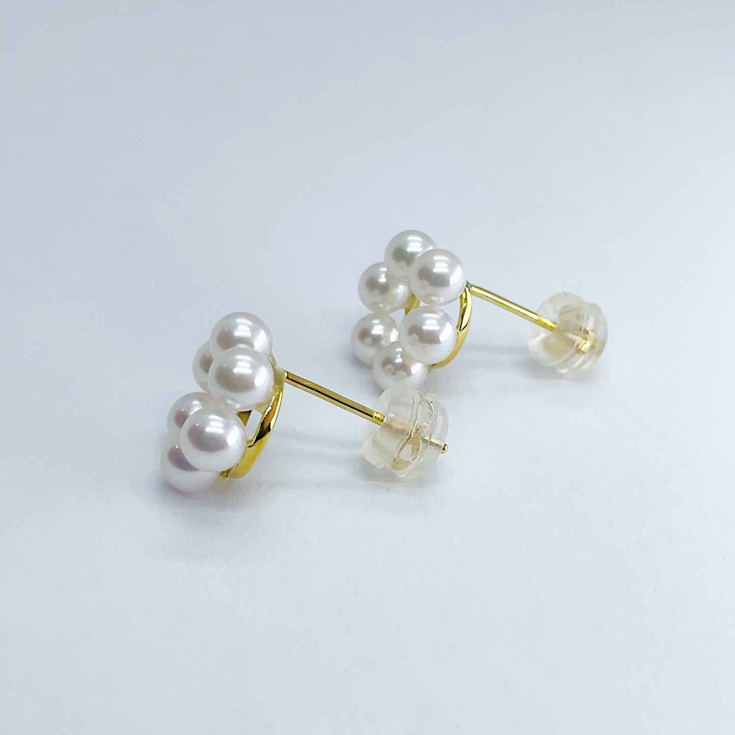 otonaきゅんパール　♡　あこや真珠リトルサークルピアス